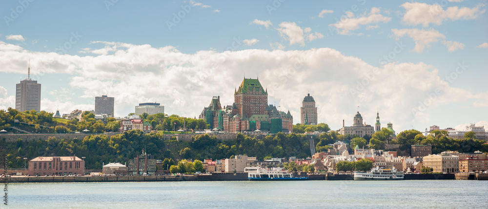 Quebec City Skyline on a Clear Autumn Day