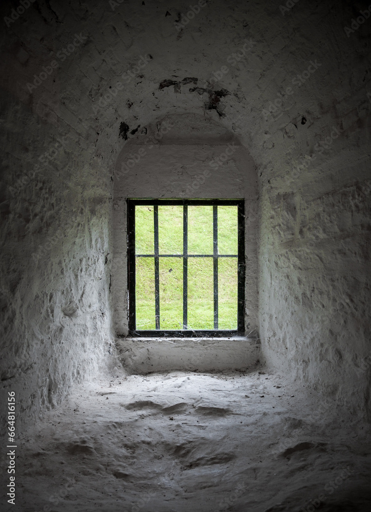 Window at Fort Lennox National Historic Site in Canada Window at Fort Lennox National Historic Site in Canada