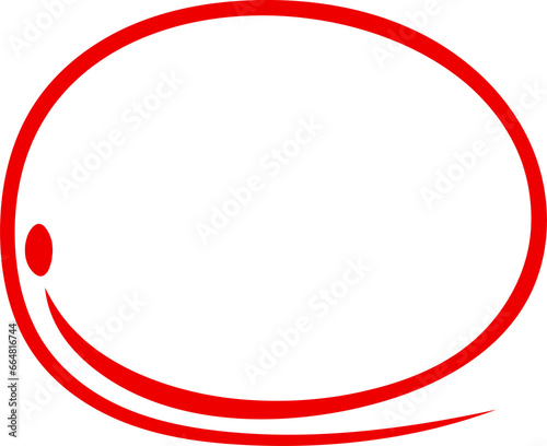 Free Download Red Circle Highlight Marker
 - GFXLoad