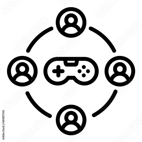 Multiplayer Games Icon Style