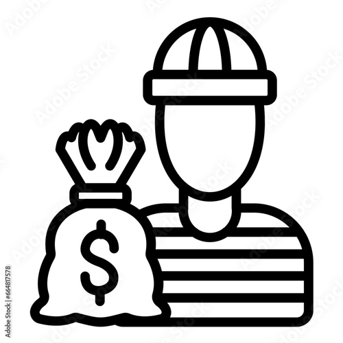 Robber Icon Style