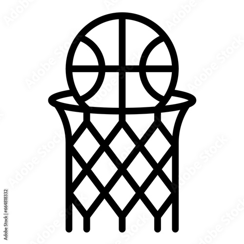 Basketball Icon Style