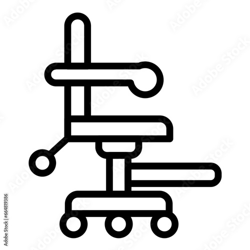 Tattoo Chair Icon Style