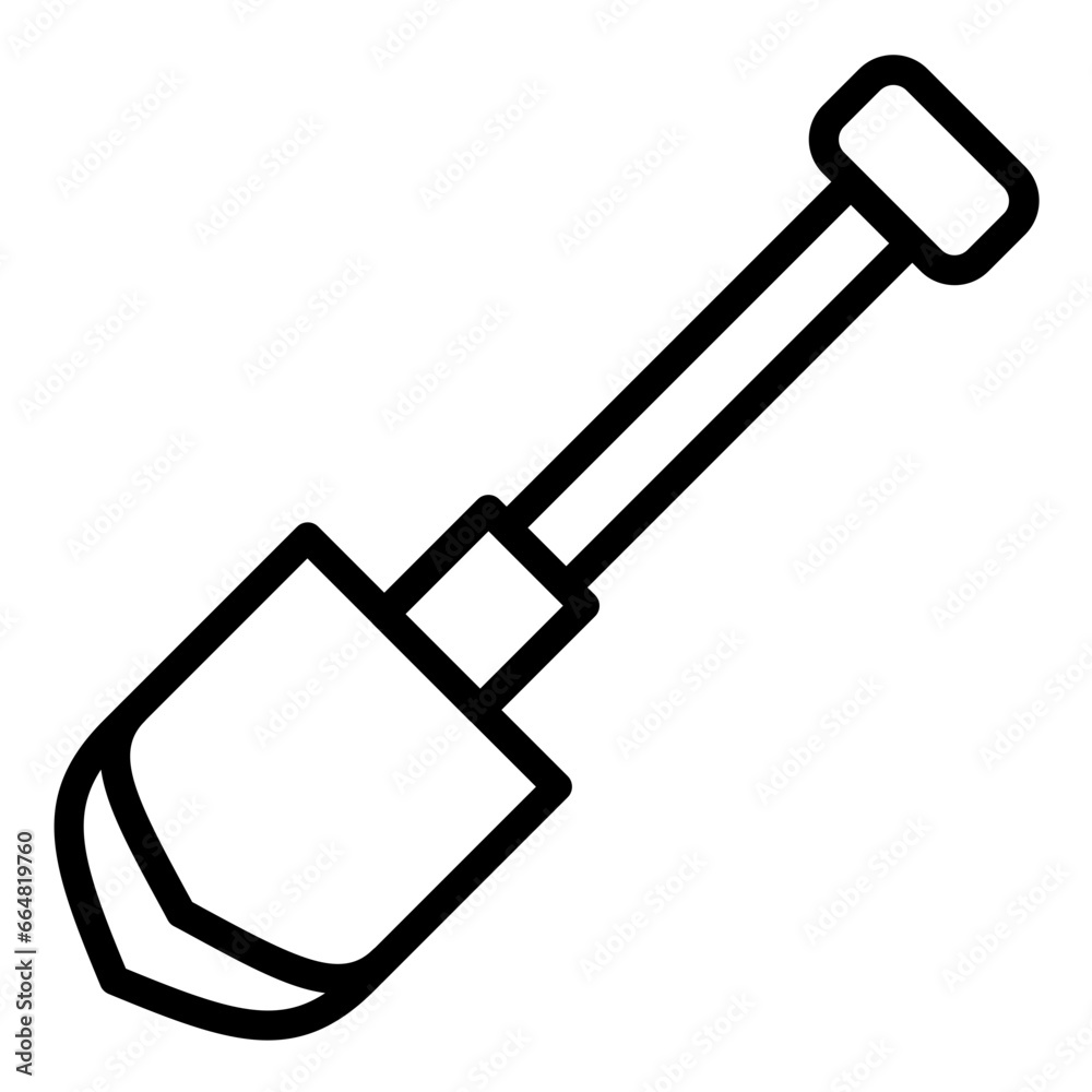 Shovel Icon Style Shovel Icon Style