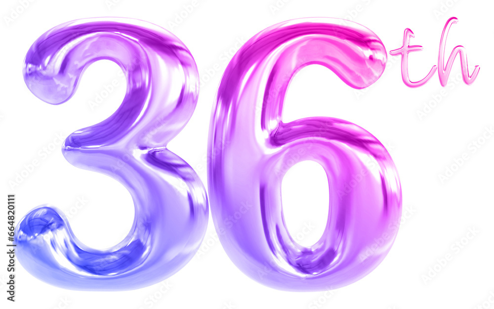 36 th anniversary - gradient number anniversary 36 th anniversary - gradient number anniversary