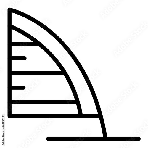 Windsurfing Icon Style