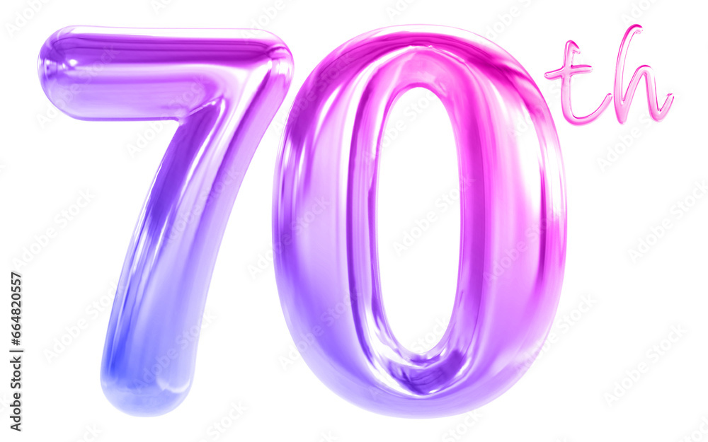 70 th anniversary - gradient number anniversary 70 th anniversary - gradient number anniversary