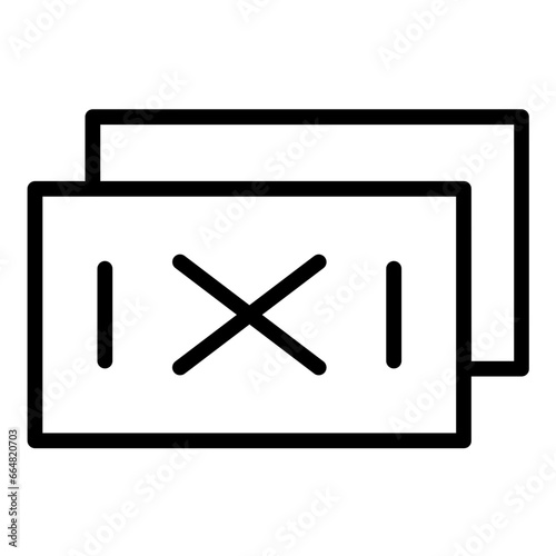 Red Card Icon Style