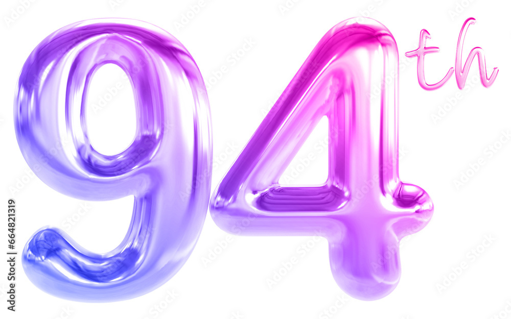94 th anniversary - gradient number anniversary 94 th anniversary - gradient number anniversary