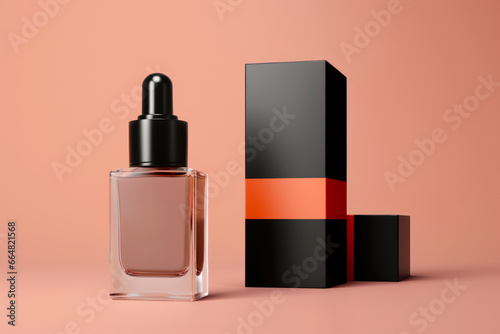 Mockup Of Beauty Serum Product Bottle © Tymofii
