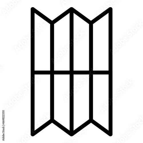 Folding Screen Icon Style