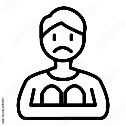 Loneliness Icon Style