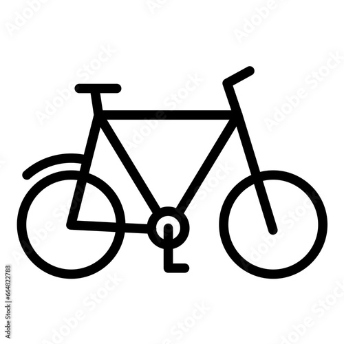 Cycling Tour Icon Style