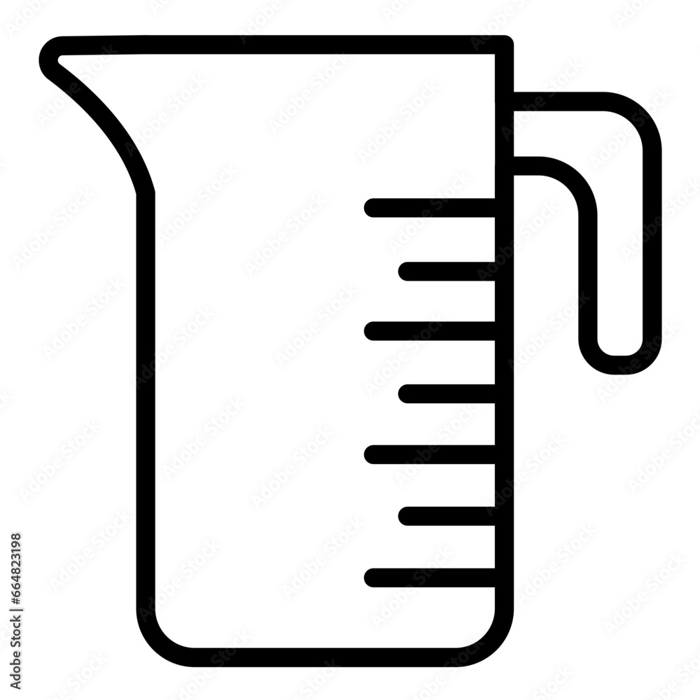 Measuring Jar Icon Style Measuring Jar Icon Style