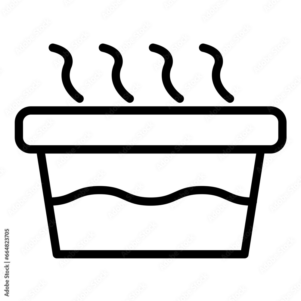 Hot Water Icon Style Hot Water Icon Style