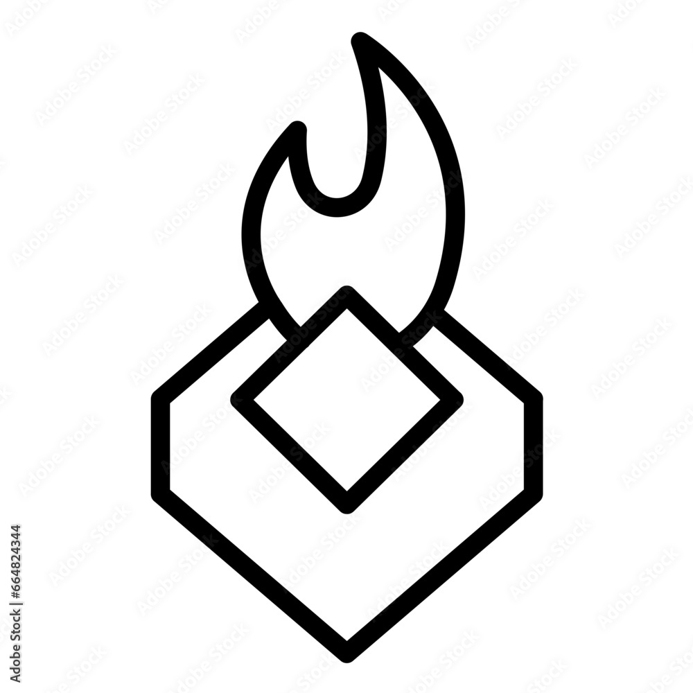 Hex Burner Icon Style Hex Burner Icon Style