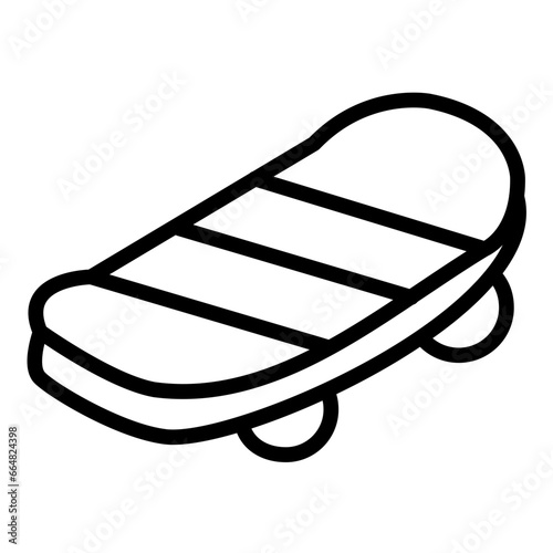 Skateboarding Icon Style
