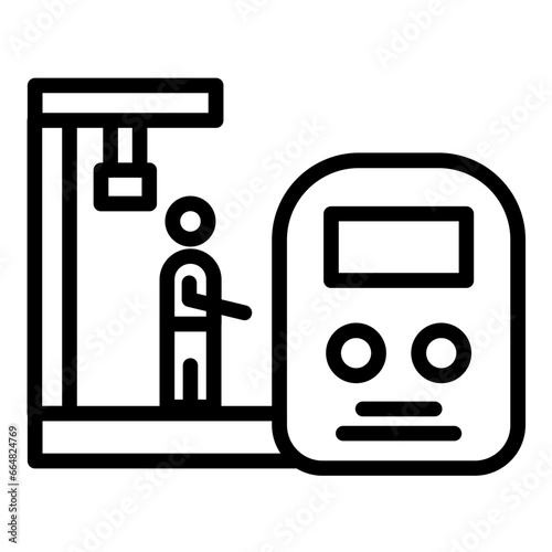 Train Platform Icon Style