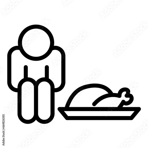 Hunger Icon Style