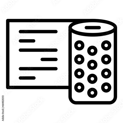 Plsatic Wrap Icon Style