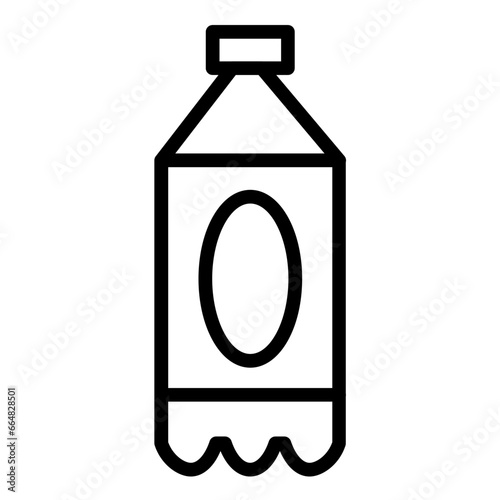 Milk Bottle Icon Style