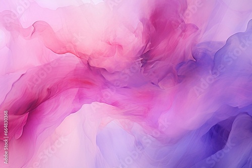 Vibrant pink and purple abstract background artwork. Generative AI
