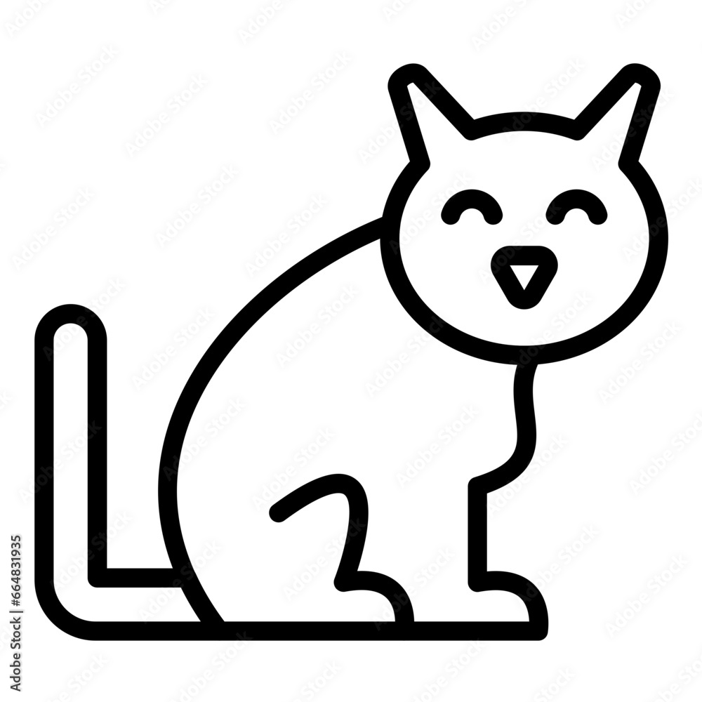 Cat Icon Style