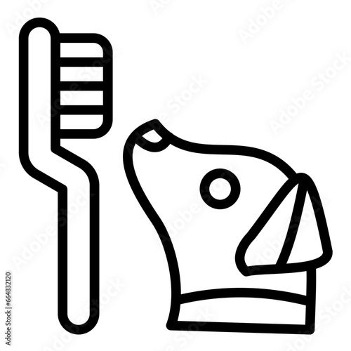 Dental Cleaning Icon Style
