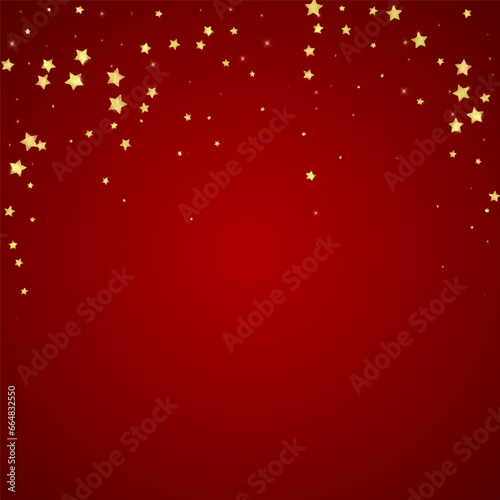 Magic stars vector overlay.  Gold stars scattered