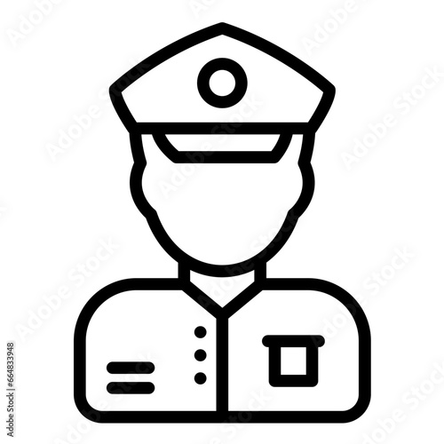 Corrections Officers Icon Style photo