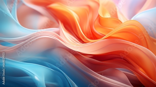 Vibrant, multi-colored flowing patterns fill this close-up image. The abstract background showcases a captivating composition.