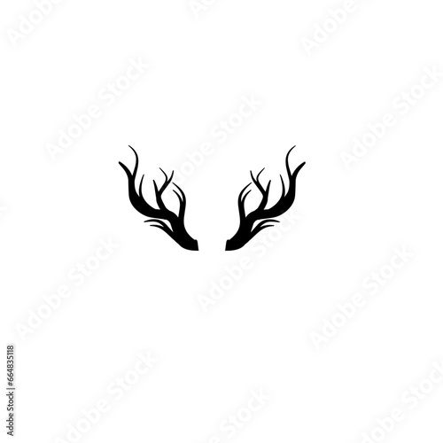 silhouette of deer antlers © Andi