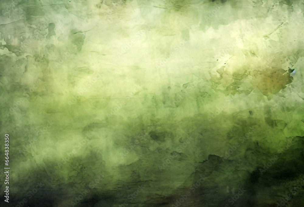Olive Green Grunge-Style Vintage Painting
