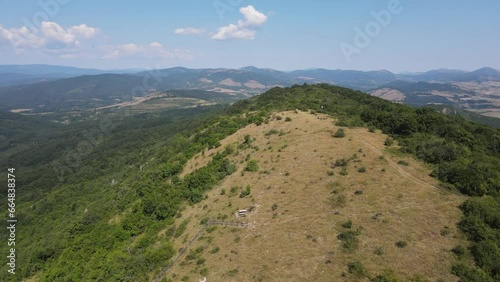 Amazing Summer Landscape of Rudina mountain, Pernik Region, Bulgaria photo