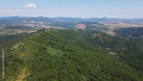 Amazing Summer Landscape of Rudina mountain, Pernik Region, Bulgaria photo