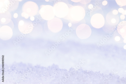 Christmas winter background with snow and flares © fotomaximum