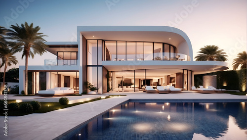 luxury house in minimalist style © Amir Bajric