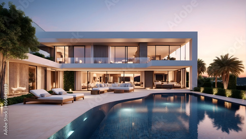 luxury house in minimalist style © Amir Bajric