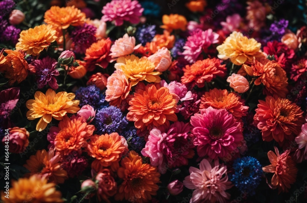 Colorful autumn chrysanthemum flowers as a background. Colorful autumn chrysanthemum flowers as a background.