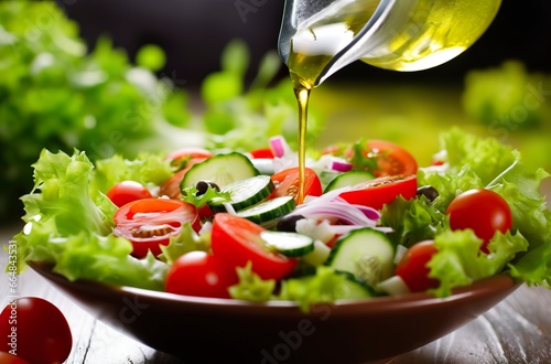 health benefits of healthy salad, in the style of precise detailing, smooth and shiny.