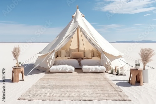 Chic Glamp In The White Desert