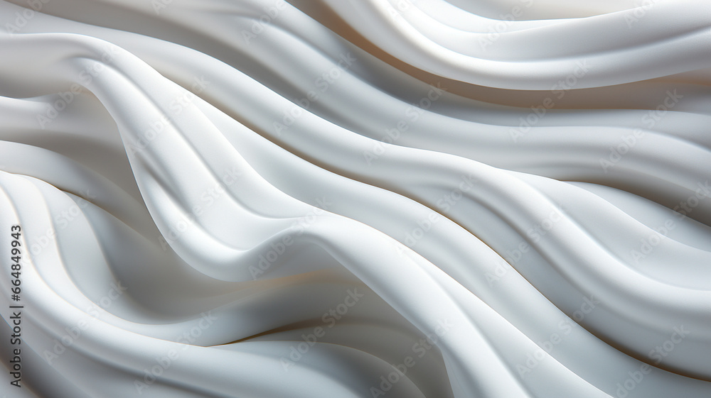 Obraz premium abstract white fabric with waves