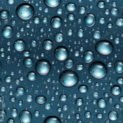 Seamless texture pattern of water drops