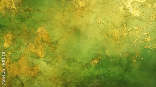 Yellow Green Metallic Hot Foil Texture