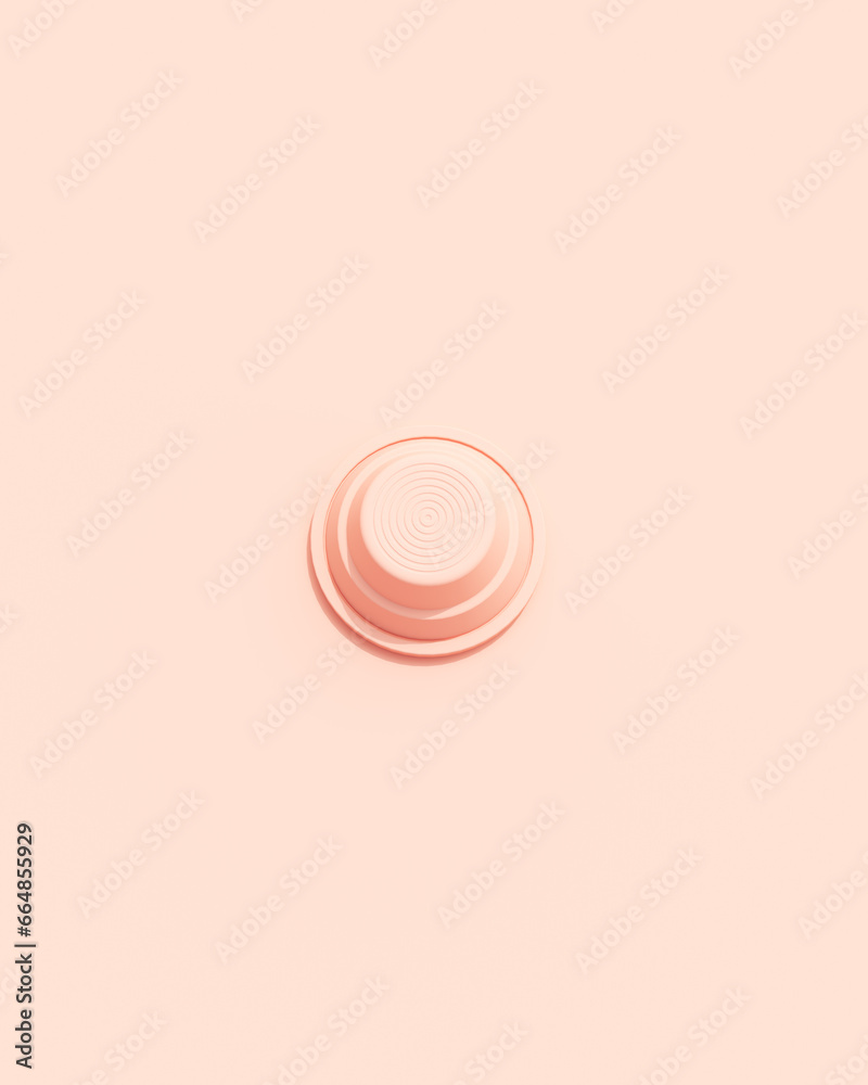 Ui Rose Button Rose pink button switch round technology design element pink peach ...