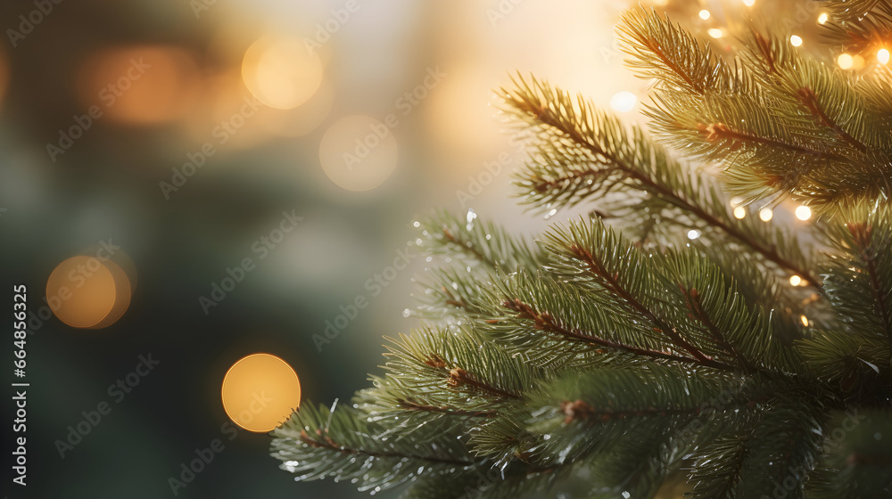 Christmas green spruce tree. AI generated image. Christmas green spruce tree. AI generated image.