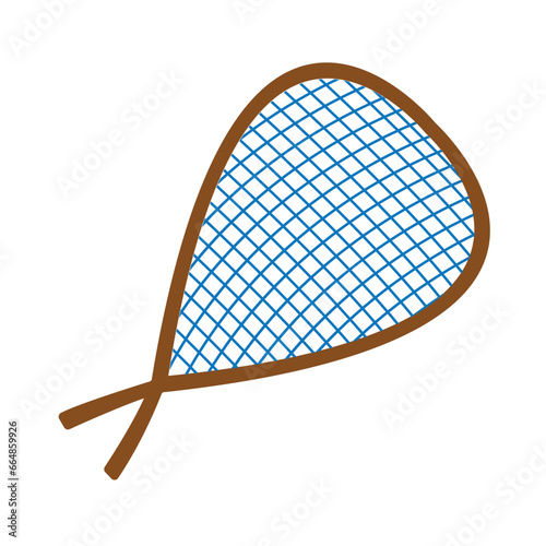 Bamboo fishing net icon