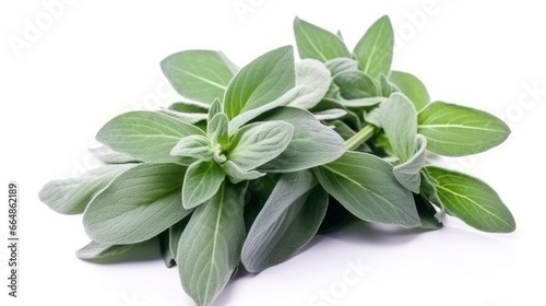 Plant lambs ear isolated on white background. © MdImam