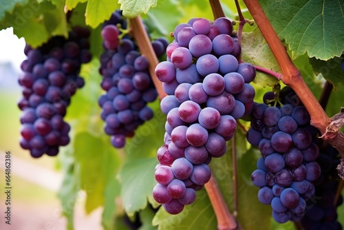 Wallpaper Mural purple grapes in vines ready for harvest Torontodigital.ca