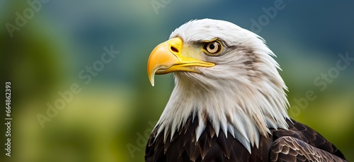 Portrait of an american bald eagle  wildlife.